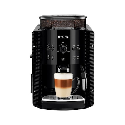 10 Automatische günstig Kaufen-Krups EA 8108 Espresso-Kaffee-Vollautomat Schwarz. Krups EA 8108 Espresso-Kaffee-Vollautomat Schwarz <![CDATA[• ohne Display • Programmierung aller Kaffeespezialitäten • Milchschaumgetränke auf Knopfdruck • Kegelmahlwerk • Automatische Spül- 