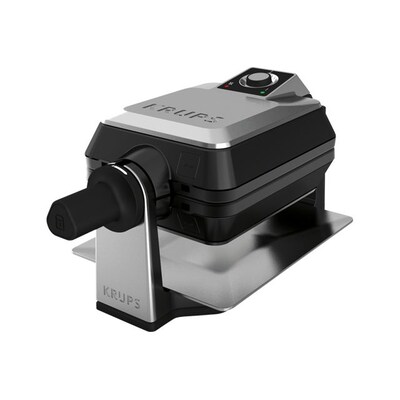 Krups FDD95D Waffeleisen Professional Edelstahl Schwarz