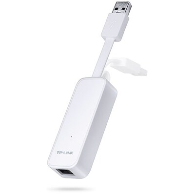 USB zu  günstig Kaufen-TP-LINK UE300 Gigabit Ethernet USB3.0 Adapter. TP-LINK UE300 Gigabit Ethernet USB3.0 Adapter <![CDATA[• Höchste Übertragungsraten durch Kombination von USB3.0 und Gigabit-LAN • Platzsparendes, zusammenklappbares Design, ideal für Ultrabooks • Plu