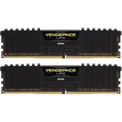 Corsa B günstig Kaufen-16GB (2x8GB) Corsair Vengeance LPX schwarz DDR4-2666 RAM CL16. 16GB (2x8GB) Corsair Vengeance LPX schwarz DDR4-2666 RAM CL16 <![CDATA[• 16 GB (RAM-Module: 2 Stück) • DDR4-RAM 2666 MHz • CAS Latency (CL) 16 • Anschluss:288-pin, Spannung:1,2 Volt 