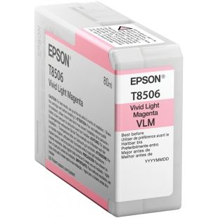 Epson C13T850600 Druckerpatrone T8506 Hohe Kapazit&auml;t Hell Magenta SC-P800