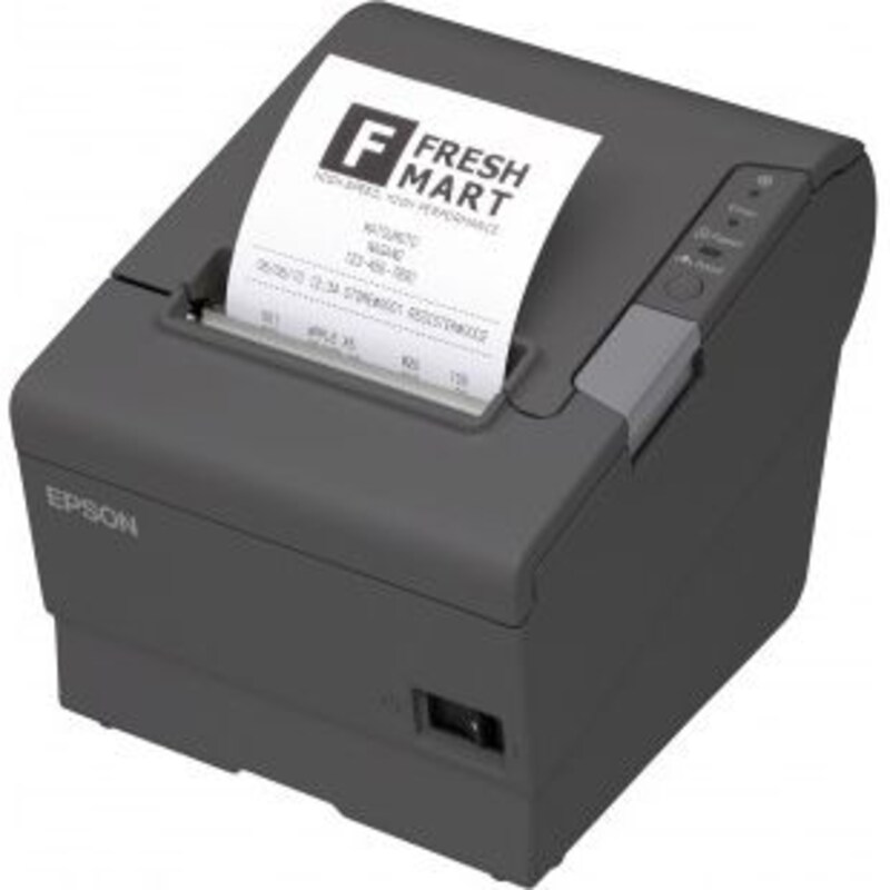 EPSON TM-T88V Quittungsdrucker monochrom USB seriell grau inkl. Netzteil Kabel