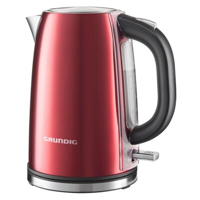 Grundig  WK 6330 Wasserkocher Red Sense 3000 W Rot / Edelstahl 1,7 Liter | 04013833170068