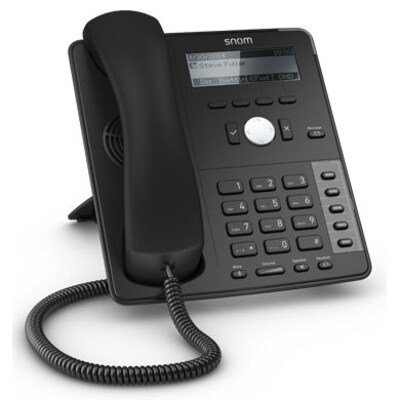 schwarz mit günstig Kaufen-Snom D715 Voice-over-IP Internet Telefon schwarz ohne Netzteil. Snom D715 Voice-over-IP Internet Telefon schwarz ohne Netzteil <![CDATA[• beleuchtetes 4-zeiliges S/W Display • 5 frei programmierbare Funktionstasten mit LEDs • Wideband-HD-Audio • F