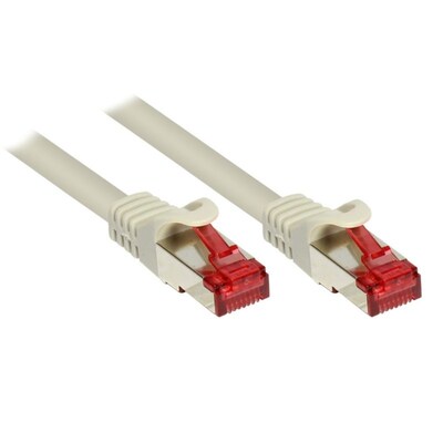 Good Connections RNS Patchkabel Cat.6 S/FTP PiMF PVC 250MHz CU 0,5m grau