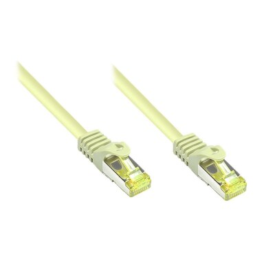 45 x  günstig Kaufen-Good Connections Patchkabel mit Cat. 7 Rohkabel S/FTP 0,15m grau. Good Connections Patchkabel mit Cat. 7 Rohkabel S/FTP 0,15m grau <![CDATA[• Mit Rastnasenschutz (RNS®) • Rohkabel nach Cat. 7 Vorgaben gefertigt • 2x geschirmte RJ45 Cat. 6A Stecker 