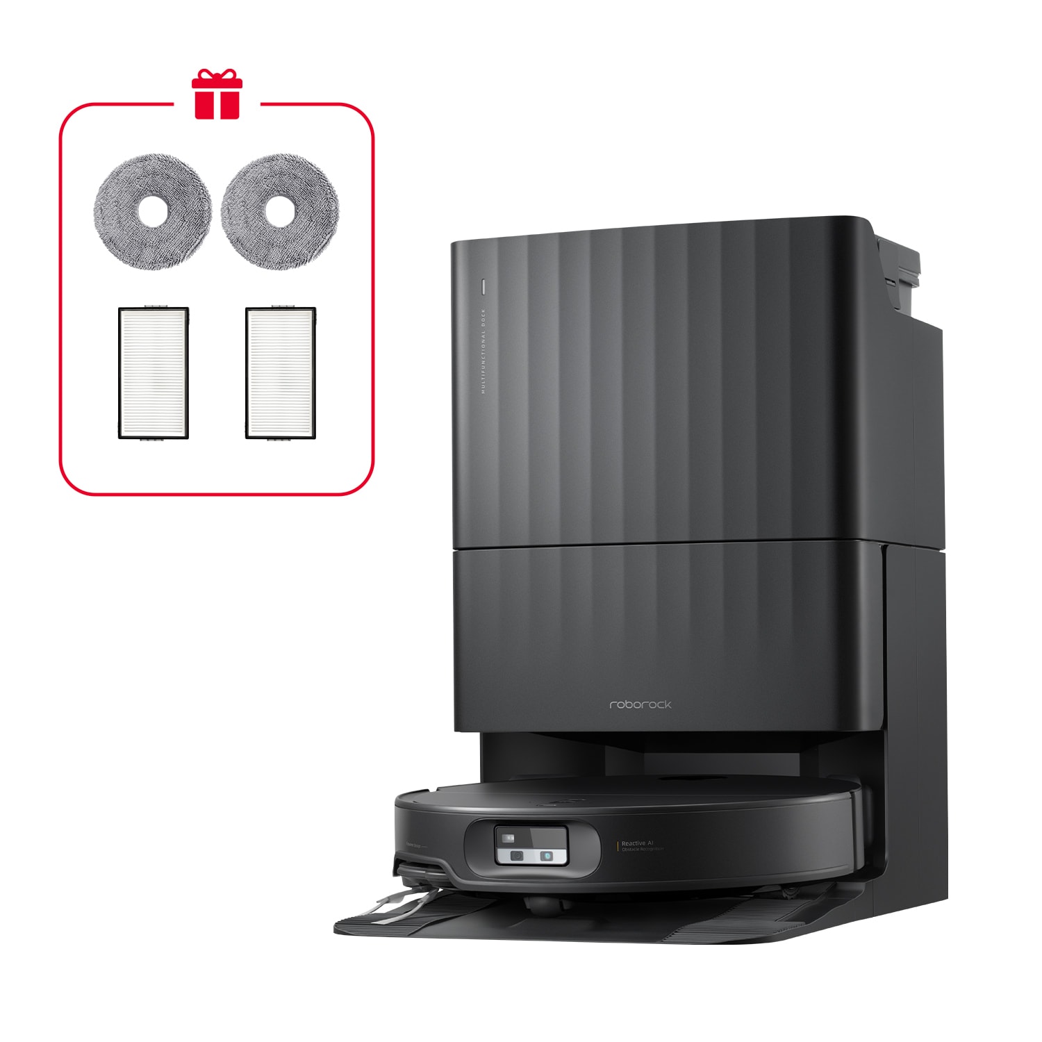 Roborock Qrevo Edge 2X Saugroboter Größe 2 Schwarz - Bild 2