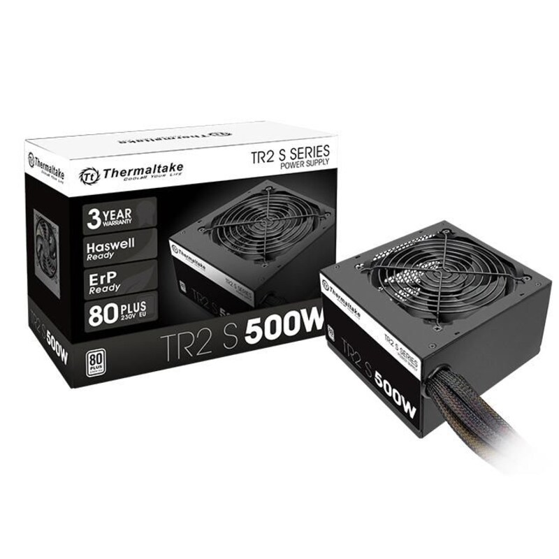 plus günstig Kaufen-Thermaltake TR2 S 500W Netzteil 80+ (120mm Lüfter). Thermaltake TR2 S 500W Netzteil 80+ (120mm Lüfter) <![CDATA[• ATX Netzteil mit 500 Watt 80 Plus Zertifizierung • Ultraleiser 120 mm Lüfter, Aktive PFC • 2x PCIe 6+2 Pin, 4x SATA, 4x IDE • Netzs