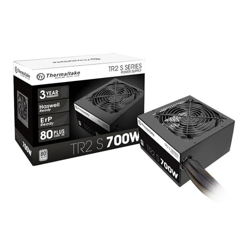 mm Sat günstig Kaufen-Thermaltake TR2 S 700W Netzteil 80+ (120mm Lüfter). Thermaltake TR2 S 700W Netzteil 80+ (120mm Lüfter) <![CDATA[• ATX Netzteil mit 700 Watt 80 Plus Zertifizierung • Ultraleiser 120 mm Lüfter, Aktive PFC • 2x PCIe 6+2 Pin, 4x SATA, 4x IDE • Netzs