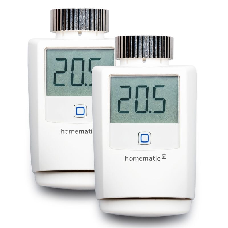 Homematic IP Heizkörperthermostat HMIP-eTRV/2, 2er Pack