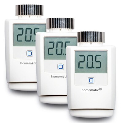 Pack günstig Kaufen-Homematic IP Heizkörperthermostat HMIP-eTRV/2, 3er Pack. Homematic IP Heizkörperthermostat HMIP-eTRV/2, 3er Pack <![CDATA[• steuert über Homematic IP Zentrale den Heizkörper • Montage ohne Ablassen von Wasser oder Eingriff in die Heizungsa