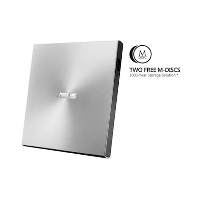 mit Speicher günstig Kaufen-Asus Zen Drive SDRW-08U7M-U 8x DVD Slim Brenner MDisk USB2.0 Silber. Asus Zen Drive SDRW-08U7M-U 8x DVD Slim Brenner MDisk USB2.0 Silber <![CDATA[• 1000-jährige Speicherlösung dank M-Disc-Unterstützung • Externer ultra-schlanker DVD-Brenner mit M-D