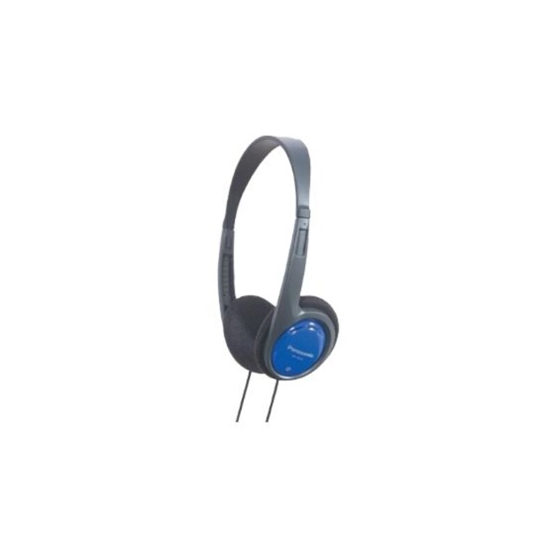 Panasonic RP-HT010E-A On-Ear Leichtbügel-Kopfhörer blau