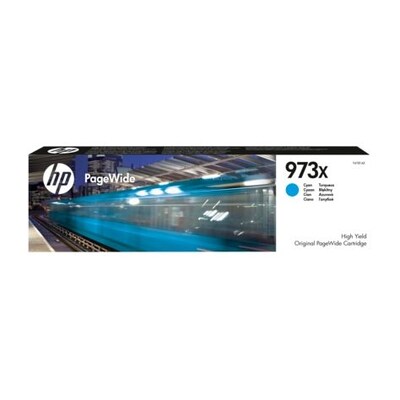 cyan günstig Kaufen-HP 973X Original Druckerpatrone Cyan ca. 7.000 Seiten F6T81AE. HP 973X Original Druckerpatrone Cyan ca. 7.000 Seiten F6T81AE <![CDATA[• HP973X Tintenpatrone (F6T81AE) • Farbe: Cyan • Reichweite: ca. 7.000 Seiten • Kompatibel zu: HP PageWide Pro 45