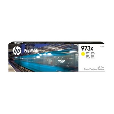 Kompatibel HP günstig Kaufen-HP 973X Original Druckerpatrone Gelb ca. 7.000 Seiten F6T83AE. HP 973X Original Druckerpatrone Gelb ca. 7.000 Seiten F6T83AE <![CDATA[• HP973X Tintenpatrone (F6T83AE) • Farbe: Gelb • Reichweite: ca. 7.000 Seiten • Kompatibel zu: HP PageWide Pro 45