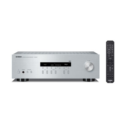 STREAMING günstig Kaufen-Yamaha R-S202D Hi-Fi Receiver mit Bluetooth DAB/DAB+ silber. Yamaha R-S202D Hi-Fi Receiver mit Bluetooth DAB/DAB+ silber <![CDATA[• Hi-Fi Receiver • Bluetooth® kompatibel für kabelloses Musik-Streaming • Kopfhöreranschluss • DAB/DAB+ und FM Tun