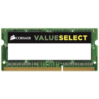 DDR3 4GB günstig Kaufen-4GB Corsair Value Select DDR3L-1600 MHz CL 11 SODIMM Notebookspeicher. 4GB Corsair Value Select DDR3L-1600 MHz CL 11 SODIMM Notebookspeicher <![CDATA[• 4 GB (RAM-Module: 1 Stück) • SO-DIMM DDR3L 1600 MHz • CAS Latency (CL) 11 • Anschluss:204-pin,