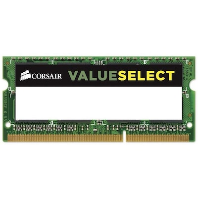 Value Select günstig Kaufen-4GB Corsair Value Select DDR3L-1600 MHz CL 11 SODIMM Notebookspeicher. 4GB Corsair Value Select DDR3L-1600 MHz CL 11 SODIMM Notebookspeicher <![CDATA[• 4 GB (RAM-Module: 1 Stück) • SO-DIMM DDR3L 1600 MHz • CAS Latency (CL) 11 • Anschluss:204-pin,