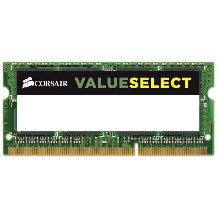 4GB Corsair Value Select DDR3L-1600 MHz CL 11 SODIMM Notebookspeicher