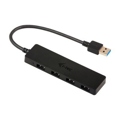 schwarz Anschluss günstig Kaufen-i-tec USB HUB 4 port USB 3.0 passiv ohne Netzadapter schwarz U3HUB404. i-tec USB HUB 4 port USB 3.0 passiv ohne Netzadapter schwarz U3HUB404 <![CDATA[• 4x USB 3.0 Port für den Anschluss von USB Geräten • schneller Datentrasfer (5 Gbps), Plug & Play 