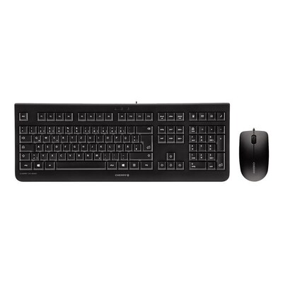 20 Deutsch günstig Kaufen-Cherry DC 2000 Kabelgebundene Maus-Tastaturkombination. Cherry DC 2000 Kabelgebundene Maus-Tastaturkombination <![CDATA[• Kabelgebunden (USB) • Tastatur-Layout: deutsch, Tastatur-Nummernblock integriert • 3 Maustasten, Scrollrad • Schwarz, Windows