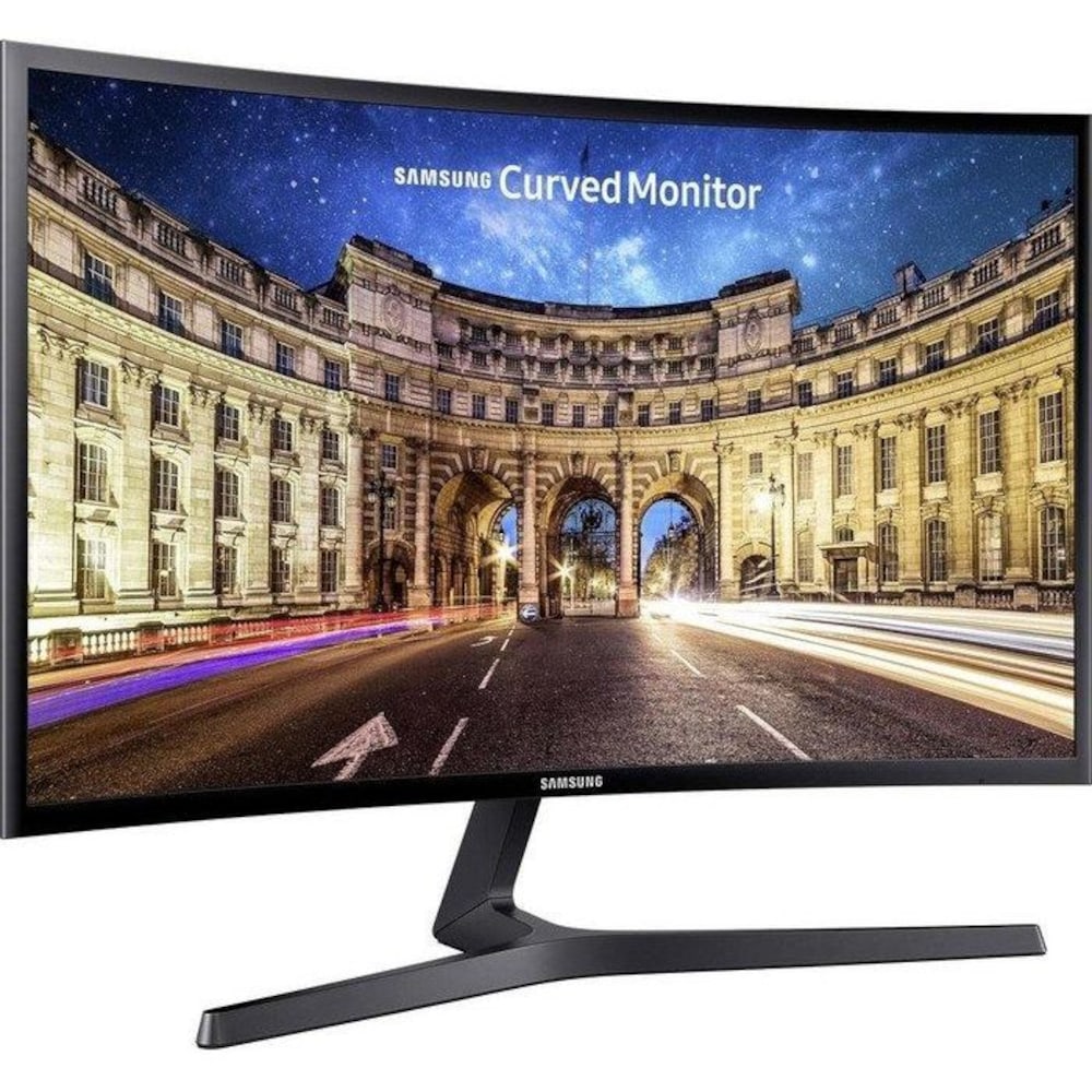 Samsung Monitor C27F396FHU 68.6 cm (27") VA 16:9 Full-HD TFT VGA/HDMI 4ms