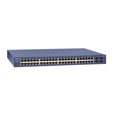 TC 7 günstig Kaufen-Netgear GS748T ProSafe 48x Smart Gigabit Switch (4x SFP). Netgear GS748T ProSafe 48x Smart Gigabit Switch (4x SFP) <![CDATA[• 48x 1000Base-T, 4x SFP (shared) • Smart Managed L3, Desktop sowie rackmountfähig • MAC-Adressentabelle: 8000 Eintragungen 