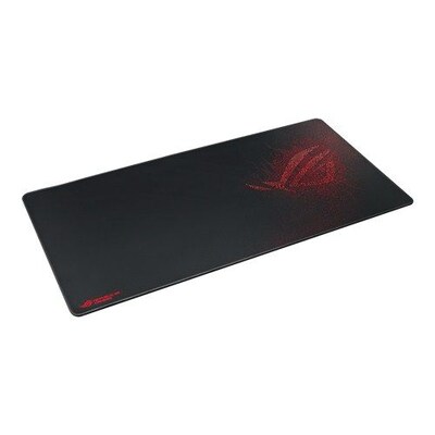 Pad eat günstig Kaufen-Asus ROG Sheath Gaming Mauspad. Asus ROG Sheath Gaming Mauspad <![CDATA[• Optimiert für ein reibungsarmes Gleiten der Maus • Enorm große Abmessungen für die komplette Gaming-Ausrüstung • Rutschfeste Unterseite aus Gummi in ROG-Rot • Langlebige