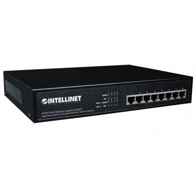 bis 100 günstig Kaufen-Intellinet 8-Port PoE+ Web Managed Desktop Switch davon 8x PoE+ max. 140W. Intellinet 8-Port PoE+ Web Managed Desktop Switch davon 8x PoE+ max. 140W <![CDATA[• Strom- und Datenverbindung für bis zu acht PoE-Netzwerkgeräte • 10/100/1000 Auto-Sensing 