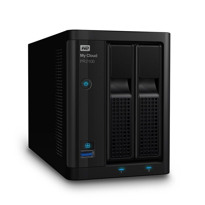 WD My Cloud Pro PR2100 NAS System 2-Bay 16 TB inkl. 2x 8 TB HDD