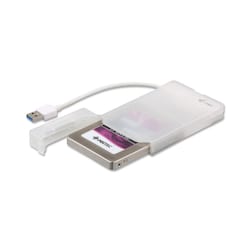 i-tec Mysafe Externes USB3.0 Festplattengeh&auml;use weiss f&uuml;r 2,5&quot; SATA-HDD/SSD