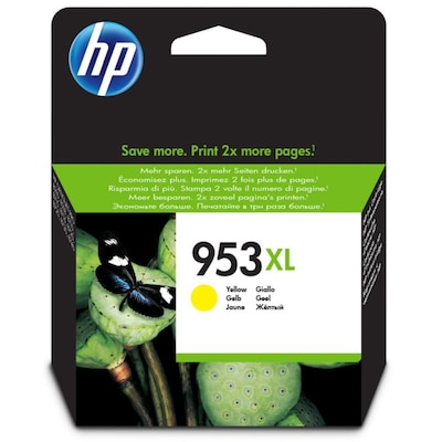 HP 953 günstig Kaufen-HP F6U18AE / 953XL Original Druckerpatrone Gelb. HP F6U18AE / 953XL Original Druckerpatrone Gelb <![CDATA[• HP953XL Tintenpatrone (F6U18AE) • Farbe: Gelb • Reichweite: 1.600 Seiten • Kompatibel zu: Officejet Pro 8210 / 8218 / 8710 / 8715 / 8718 