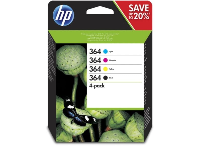 HP CH082EE Original Foto Value Pack 364 inkl. 3x Patrone + Papiersatz (85 Blatt)