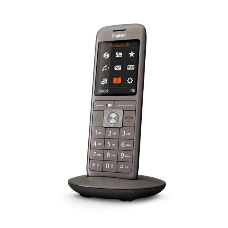 Gigaset CL660HX Universal Mobilteil DECT/-CAT-iq f&auml;hig schwarz/anthrazit