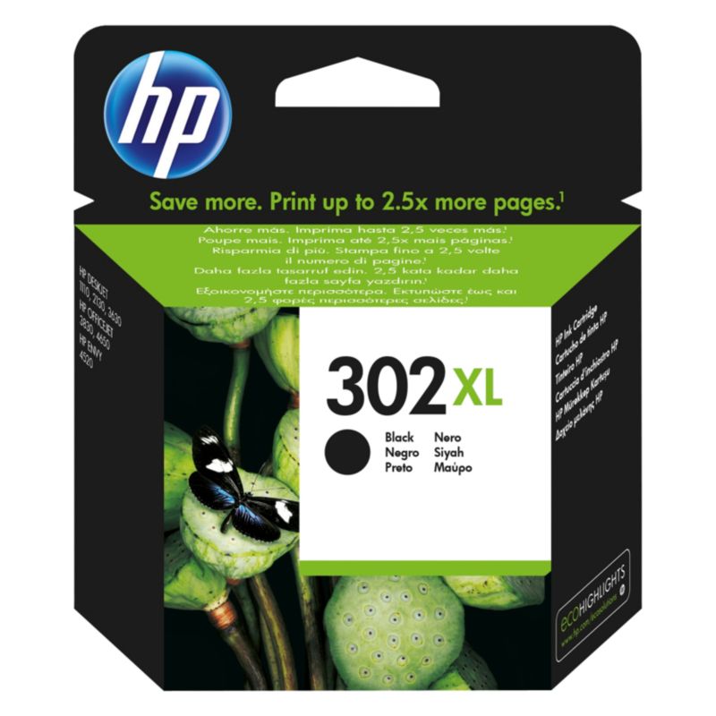 HP F6U68AE Original Druckerpatrone 302XL schwarz ca. 480 Seiten