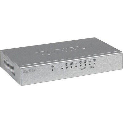10 SW günstig Kaufen-ZyXEL GS-108B V3 8-Port Gigabit Switch (4x QoS Ports). ZyXEL GS-108B V3 8-Port Gigabit Switch (4x QoS Ports) <![CDATA[• Kompakter und robuster Desktop-Switch, wahlweise als Wandgerät • Anschluss von bis zu 8 Netzwerkgeräten mit Gigabit Wire-Speed 