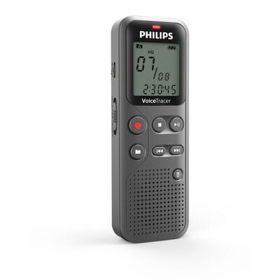 Touch&Fresh günstig Kaufen-Philips Voice Tracer DVT1110 Diktiergerät. Philips Voice Tracer DVT1110 Diktiergerät <![CDATA[• One-Touch-Recording • Integrierter Speicher mit 4 GB • Farbe: Silbergrau • LC-Display, 33mm-Diagonale]]>. 