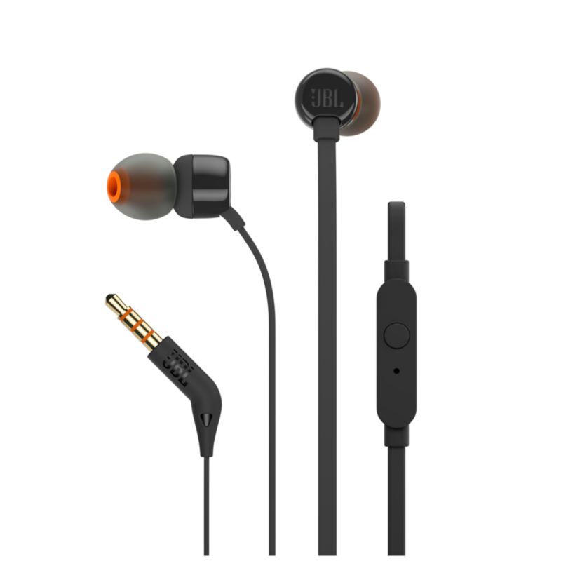 JBL T110 Schwarz - In Ear-Kopfh&ouml;rer mit Mikrofon