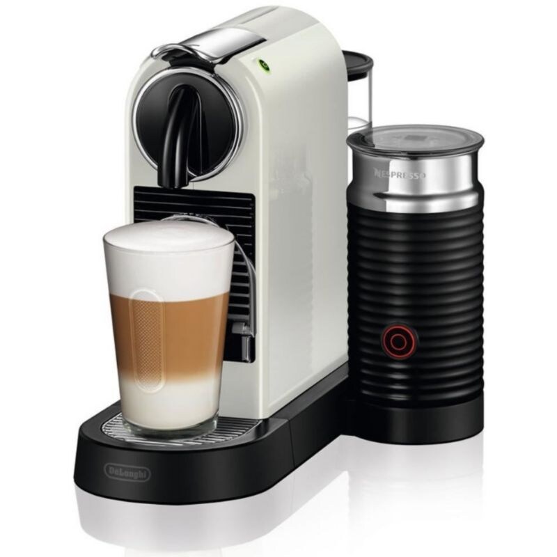 Nespresso Kaffeekapselmaschine DeLonghi Citiz Milk EN 267.WAE Weiß