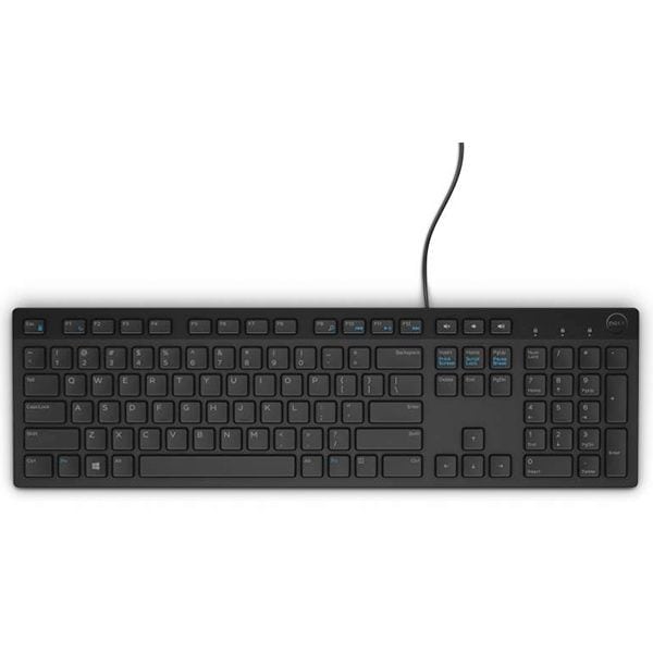 Dell KB216 Multimedia-Tastatur Deutsch Schwarz (580-ADHE)