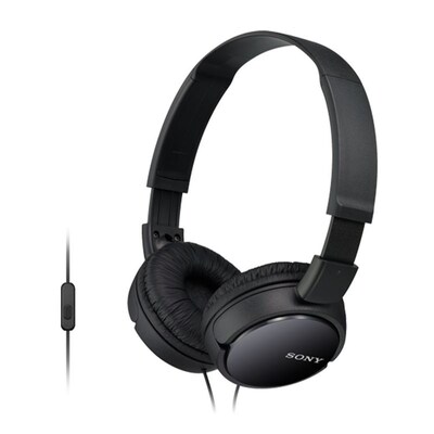 Headset f günstig Kaufen-Sony MDR-ZX110AP On Ear Kopfhörer - Headsetfunktion faltbar Schwarz. Sony MDR-ZX110AP On Ear Kopfhörer - Headsetfunktion faltbar Schwarz <![CDATA[• Typ: On-Ear Kopfhörer - geschlossen • Übertragung: Kabel • Einsatzgebiet: Street • Farb