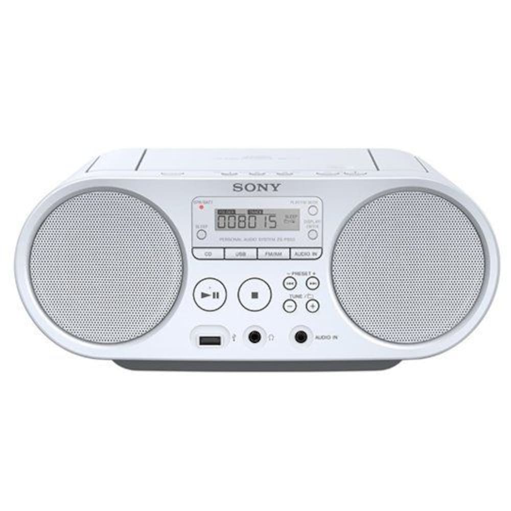 Sony ZS-PS50 Boombox UKW MW USB CD MP3-CD Weiß 