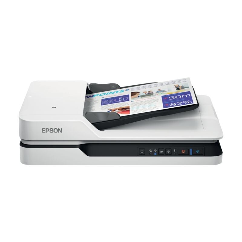 Technik günstig Kaufen-EPSON WorkForce DS-1660W Dokumentenscanner Duplex DIN A4 Flachbett WLAN. EPSON WorkForce DS-1660W Dokumentenscanner Duplex DIN A4 Flachbett WLAN <![CDATA[• Dokumentenscanner DIN A4 • 600dpi, 24 bit Farbtiefe, Duplexscan, WLAN • ReadyScan LED Technik • für