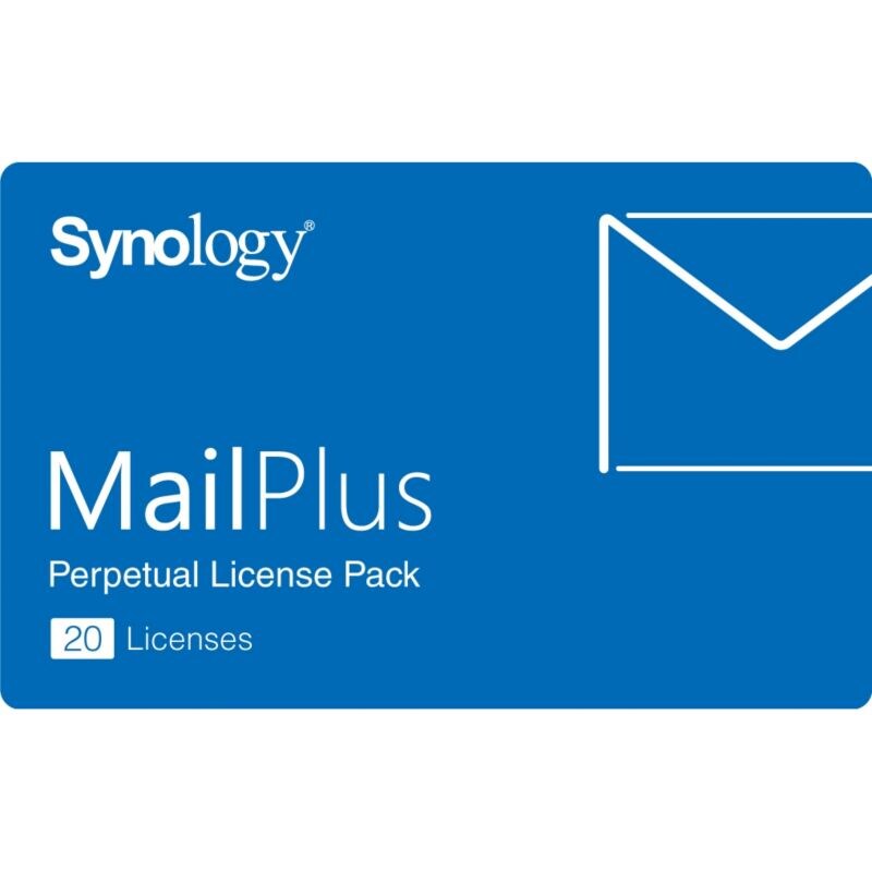 ist Ihre günstig Kaufen-Synology MailPlus 20 Lizenzen. Synology MailPlus 20 Lizenzen <![CDATA[• MailPlus 20 Lizenzen • Mobile MailPlus-App • Steigern Sie Ihre Produktivität durch sichere, private E-Mails • Praktischer Browser-Client - MailPlus • Einfaches Einrichten,unbefristete