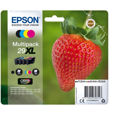 Original 6 günstig Kaufen-Epson 29XL Original Druckerpatronen Multipack Schwarz Cyan Magenta Gelb T2996. Epson 29XL Original Druckerpatronen Multipack Schwarz Cyan Magenta Gelb T2996 <![CDATA[• Epson Tintenpatronen Multipack C13T29964012 • Farbe: Schwarz, Cyan, Magenta, Gelb 