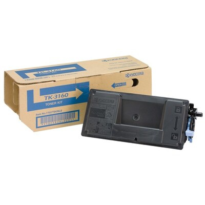 Toner Cyan günstig Kaufen-Kyocera TK-3160 / 1T02T90NL0 Toner Schwarz für ca. 12.500 Seiten. Kyocera TK-3160 / 1T02T90NL0 Toner Schwarz für ca. 12.500 Seiten <![CDATA[• Toner (Schwarz Cyan) • Seitenreichweite ca. Seiten]]>. 