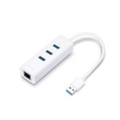 zu Ethernet günstig Kaufen-TP-LINK UE330 Gigabit Ethernet + 3-Port USB HUB USB3.0 Adapter. TP-LINK UE330 Gigabit Ethernet + 3-Port USB HUB USB3.0 Adapter <![CDATA[• Höchste Übertragungsraten durch Kombination von USB3.0 und Gigabit-LAN • 3 zusätzliche USB 3.0-Ports mit Über