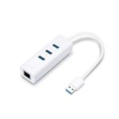 USB Adapter günstig Kaufen-TP-LINK UE330 Gigabit Ethernet + 3-Port USB HUB USB3.0 Adapter. TP-LINK UE330 Gigabit Ethernet + 3-Port USB HUB USB3.0 Adapter <![CDATA[• Höchste Übertragungsraten durch Kombination von USB3.0 und Gigabit-LAN • 3 zusätzliche USB 3.0-Ports mit Über