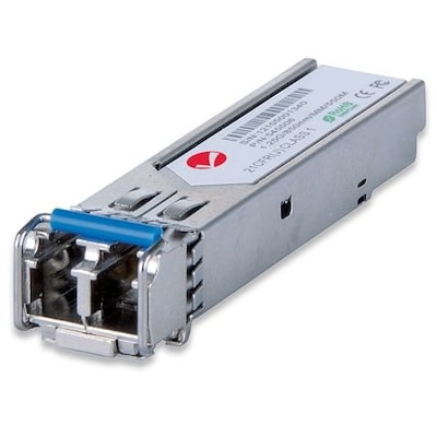 Mbit/S günstig Kaufen-Intellinet Gigabit SFP Mini-GBIC Transceiver für LWL-Kabel Multimode 550m. Intellinet Gigabit SFP Mini-GBIC Transceiver für LWL-Kabel Multimode 550m <![CDATA[• Datenübertragungsrate: 1000 Mbit/s, Unterstützt Hot-Plugging • Ein 1000Base-SX 
