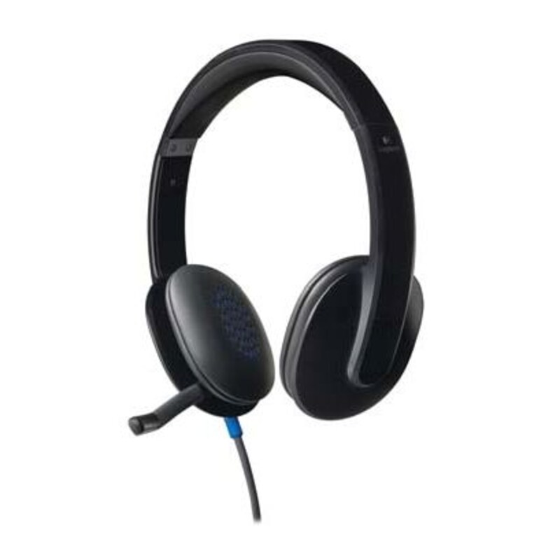 Logitech H540 Kabelgebundenes Beidseitiges Headset Stereo 981-000480